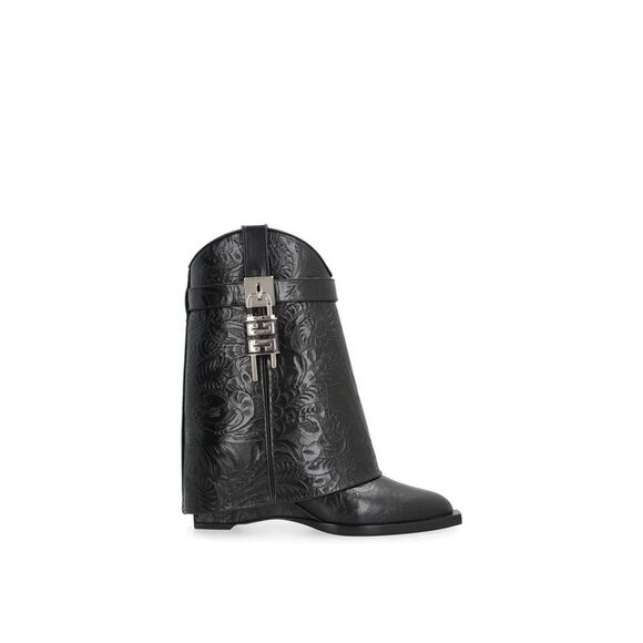 Givenchy Black Calfskin Ankle Women's Boots